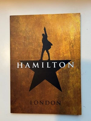 HAMILTON Official LARGE Souvenir Programme / Brochure LONDON  LIN MANUEL MIRANDA - Image 1 of 4