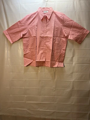 Женская розовая блузка Haband на пуговицах длина рукава 3/4 XL - Изображение 1 из 4