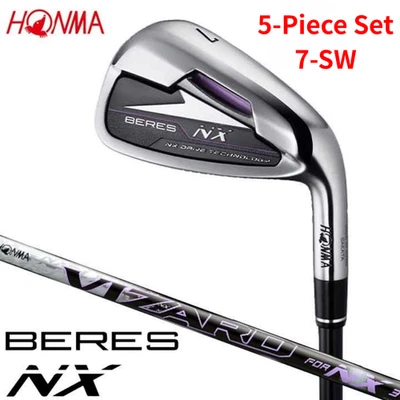 HONMA Beres NX Ladies Iron Set 7-sw 5p L Flex Vizard NX 37 Graphite Shaft New - Image 1 of 4