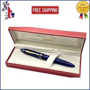 Sheaffer Balance II MODELL TINTENROLLER IN BOX KOBALTBLAU LEUCHTENDER GOLDRAND USA - Bild 1 von 11