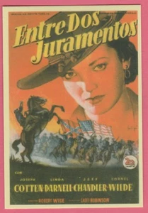 Spanish Pocket Calendar #274 Two Flags West Film Poster Joseph Cotten - Picture 1 of 2