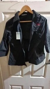 Benchmark Indian Motorcycle shirt Black size 10 button up dealership style - Picture 1 of 4