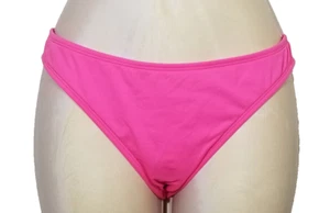 La Blanca Women Size 12 Neon Pink Hipster Bikini Swimsuit Bottoms California Cut - Picture 1 of 9