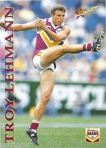 1995 Select Series 1 Base Card [ 172 ] Troy LEHMANN Brisbane - Picture 1 of 1