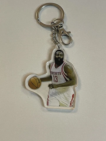 James Harden Houston Rockets Jersey Acrylic Keychain NBA Basketball Cover