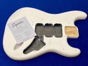 Genuine! Fender Squier HARDTAIL STRAT BODY White Stratocaster Electric Guitar - Picture 1 of 19