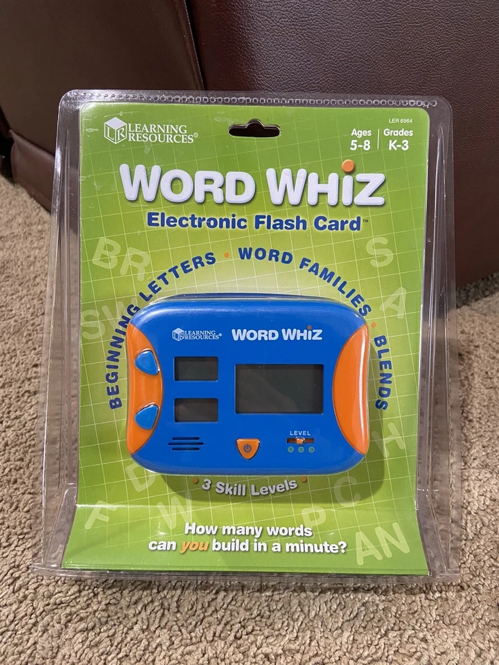 Learning Resources LER6964 Word Whiz Electronic Flash Card