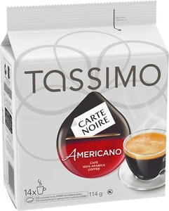 4 x Tassimo Carte Noire Americano T-Discs Pods 14 Count (56 pods total) FRESH - Picture 1 of 3