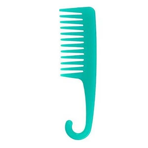Peine de ducha verde peine húmedo peine desenredador de dientes anchos - Imagen 1 de 4
