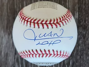 Juan Soto Signed Official 2019 World Series Baseball w/Insc “To: Jeff” - Beckett - Picture 1 of 5
