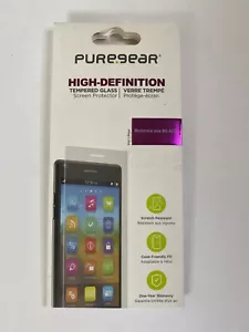 PureGear High Definition Tempered Glass Protector For Motorola One 5G Ace  - Picture 1 of 3