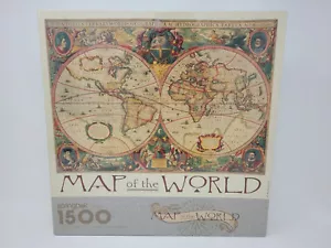 Springbok Map of the World 1500-Piece Jigsaw Puzzle 28.75x36 in. PZL9021 - NEW - Picture 1 of 1
