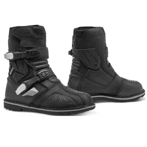 STIVALI BOOTS MOTO IMPERMEABILI FORMA TERRA EVO LOW DRY BLACK ADVENTURE TG 42 - Foto 1 di 2