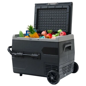 SMAD 65L/68QT Portable Car Fridge DC12V/24V RV Refrigerator Freezer 20°C to -20℃ - Picture 1 of 13