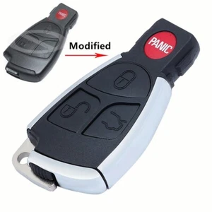 Modified Smart Remote Key Shell Case Fob 3+1 Button for Mercedes-Benz CLS C E S - Picture 1 of 5