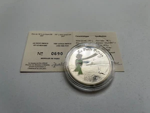 1,50 Euro 2007 Kleiner Prinz mit Fuchs Silber Petit Prince PP - Bild 1 von 1