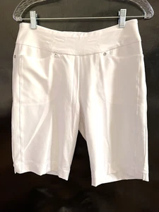 Tail White Label Damen weiß Pull-On Stretch Bermuda Golf Freizeit Shorts 6 28x11 - Bild 1 von 4