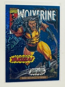 2024 Marvel Masterpieces โ92 BLUE TRAXX VARIANT COVER #94-V Wolverine 1:24๐ - Picture 1 of 2