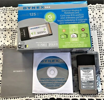 Dynex DX-EBNBC Enhanced Wireless G Notebook Card - Image 1 of 4