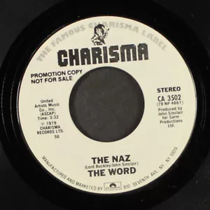 WORD: the naz / cast your bread CHARISMA 7" Single 45 RPM - Picture 1 of 2