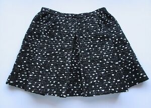 GIAMBATTISTA VALLI Paris mini skirt boucle black French chic new sz IT 42/S