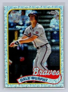 2024 Topps #2T89C-51 Dale Murphy -1989 Topps Baseball 35th Anniversary Chrome - Picture 1 of 2