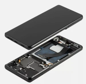 LCD Digitizer Rahmen Glas Bildschirm Ersatzteil für Samsung Galaxy S21 Ultra - Bild 1 von 4