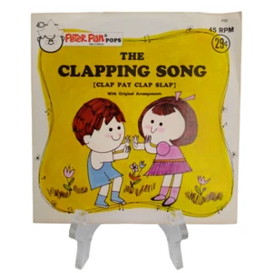 Vtg Peter Pan Records 45 RPM The Clapping Song Clap Pat Clap Slap NEW NOS - Picture 1 of 4