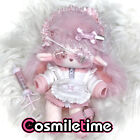 For 20cm Plush Doll Cool Girl Sexy Nurse Hoodie Clothes Clothing Suit Dress Up