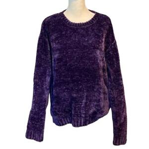 The Children's Place Girl's Blue/Purple Chenille Fashion Sweater Size Large