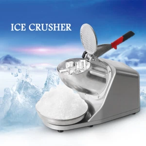 GZZT Eis-Zerkleinerer Elektrische Eiscrusher Smoothie Maker Rasierte Eismaschine - Bild 1 von 12