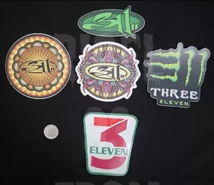 311 ROCK BAND 5 STICKER 3 INCH 7-11 711 SEVEN ELEVEN MONSTER ENERGY TRIBAL DECAL - Picture 1 of 2