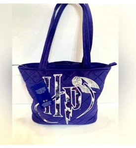 Vera Bradley Forbidden Forest Harry Potter Tote Purple HP LOGO NWT - Picture 1 of 9
