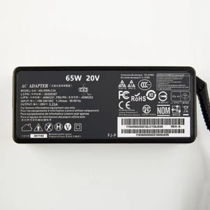 Lenovo AD Adapter Model ADLX90NLC3A Power Supply 20V 3.25A 6.0*3.0mm - Picture 1 of 4
