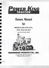 Power King 1614 1616 1618 2414 2416 2418 Tractor Operators Parts Manual