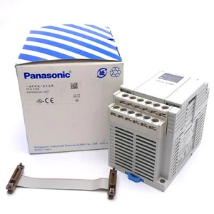 Panasonic AFPX-E16R Expansion I/O Unit, 8-Point 24VDC In, 8-Point 2A Relay Out - Picture 1 of 8