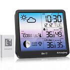Weather Station Indoor Outdoor Thermometer Large Lcd Display Digital Temperature
