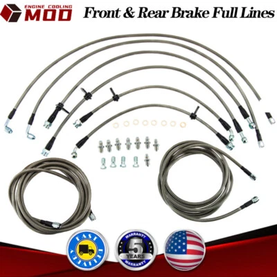 Front & Rear Brake Full Line Replacement Kit Fits Acura Integra DC2 1994-2001 - Image 1 of 4
