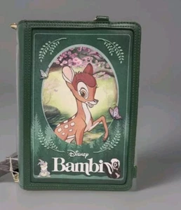 Loungefly Disney Bambi Classic Story Book Convertable Crossbody Bag and Backpack - Picture 1 of 3