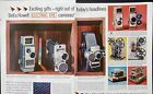 1958 Bell & Howell Electric Eye Cameras Vintage Magazine Color Print Ad 2 Pages