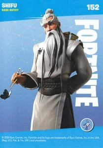Tarjeta de colección Fortnite Shifu 152 traje raro tarjeta coleccionable - Imagen 1 de 2