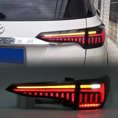 For Toyota Fortuner 16-19 LED Tail Light Assembly with Brake Turn Signal Smoke - image 1 of 4