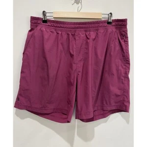 Rhone Mako Shorts Herren XLarge rosa Gummibund Stretch Gym Run Performance - Bild 1 von 8