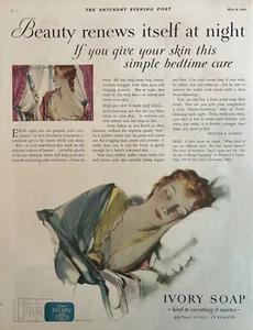 Jabón Marfil Belleza Renova Cincinnati Ohio Proctor & Gamble Anuncio Impreso De Colección 1929 - Imagen 1 de 1