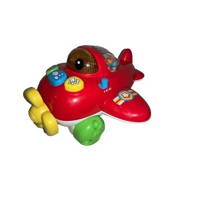 VTech Pull and Pop Airplane With Learning Phrases and Popping Beads -musical - Image 1 of 4