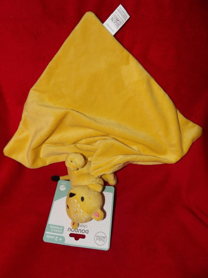 Doudou Peluche Bébé Rêve Tigre Léopard Neuf - Photo 1/1