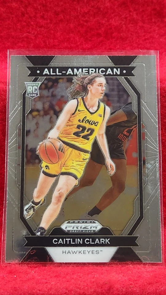 2024 Panini Prizm Draft Picks All-American Caitlin Clark #23 Rookie RC - Image 1 of 2