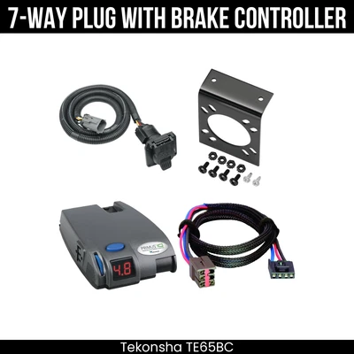 Control de freno de cableado de 7 vías Tekonha para 99-04 Ford F-250 350 450 550 Super Duty Foto 1 de 4