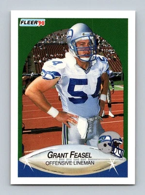 1990 Fleer #265 Grant Feasel Seattle Seahawks Football Rookie - Image 1 of 2