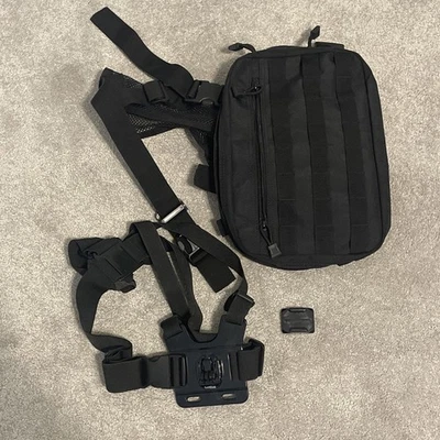 Genuine GOPRO Chesty Chest Mount Body Harness And Travel Bag. OFNWB - Image 1 of 4